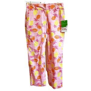 Lilly Pulitzer Liza Capri Pants Spanish Tile